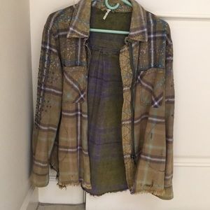 Free People Plaid Flannel